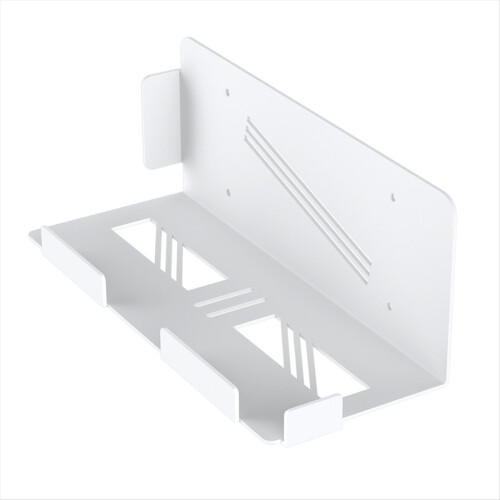 Wall Mount Bracket for Pro Console Organizer Game Universal Storage Rack White 2