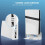 Wall Mount Bracket for Pro Console Organizer Game Universal Storage Rack White 5