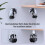 Wall Mounted Stand Bracket for ///Switch Controller Headset Table Bottom Storage White 8