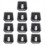 10Pcs Turntable Stylus Display Case - Holder for Record Players, Phonograph Needle Storage 2