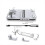 For PSVR2 Storage Stand with Controller Holders, Headset Hanger, and Type-C Charging Cable- for PSVR2/ Accessories 8