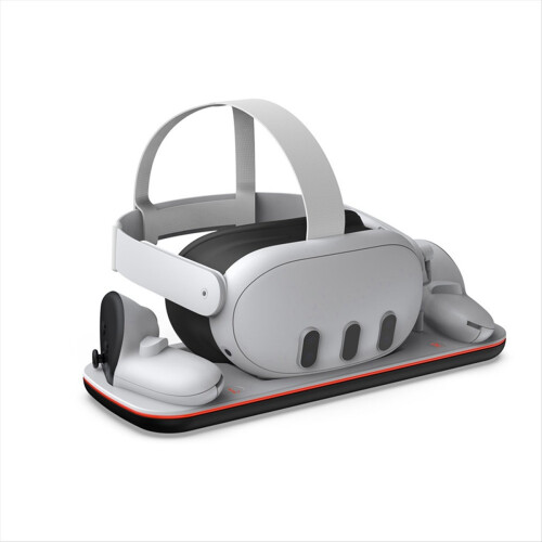 For 3S VR Helmet Charging Base Support Header Handles with Led Light Bar 1