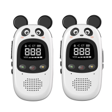 2Pcs GT-168 Kids Walkie Talkie Children Gift Cute Portable Toy Panda Outdoor Long Range Wireless 3KM Family Games