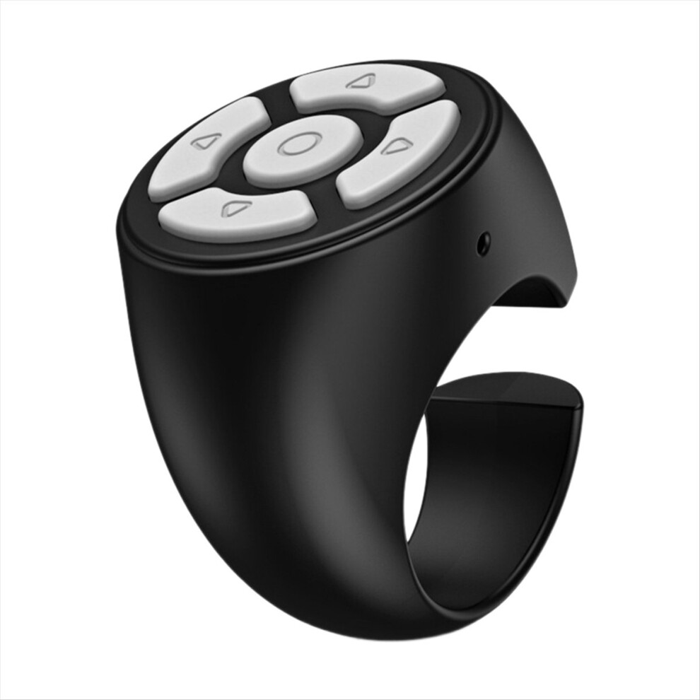Bluetooth Remote Control For Tablets & Phones Camera Controller Self Timer Social Media Page Turner Black 4853162296059