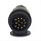 12V 13 Pin Trailer Plug Waterproof Pole Plastic Electrical Connector Wiring Adapter Tool 6