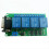 DC 12V 4 Channel RS232 Relay Board PC USB DB9 Interface Module Serial Port Remote Control Switch for Motor Garage 2