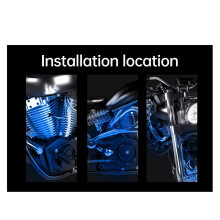 12V LED Light Multi-Color Atmosphere Sound Control Decorative Neon Lamp for Motorcycle Style: 36LED Remote