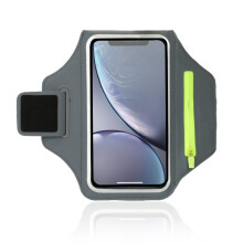 7.0 Large Zipper Running Sports Armband Fitness Arm Bag Outdoor Runner Mobile Phone Support Exercise Running,A