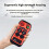 Q200 Industrial Remote Control 2-Button Waterproof IP65, Wireless Controller for Overhead Crane AC-DC 12-24V 5