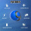 New-Generation Interactive Cat Toy Indoor Smart Ball Automatic Moving with Tail Blue 6