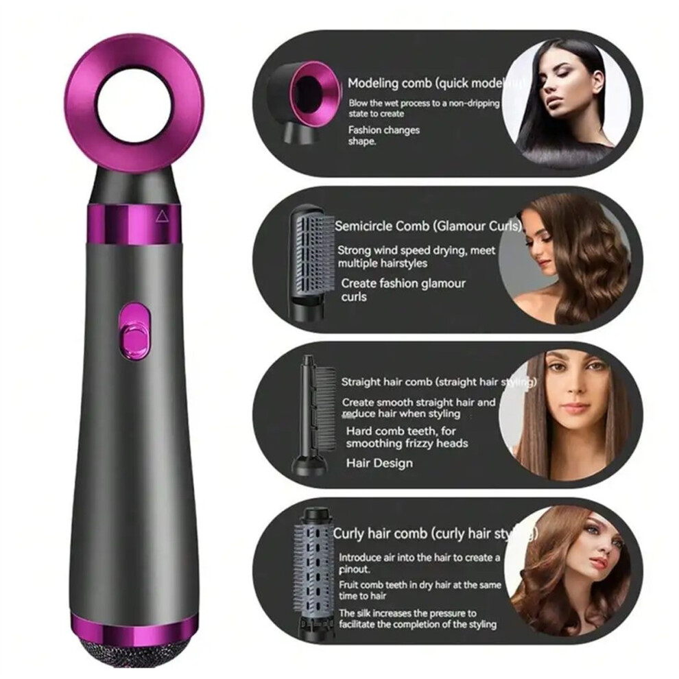 Saudism Multifunctional Hair Dryer Five-In-One Portable Negative Ion Eu Plug