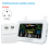 Multi-Function Color Screen Digital Weather Station Radio Clock with Wireless Outdoor Sensor White (UK) 3