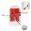 3pcs Enhanced Wireless PIR Motion Sensor Alarm Detector 433MHz Infrared 4