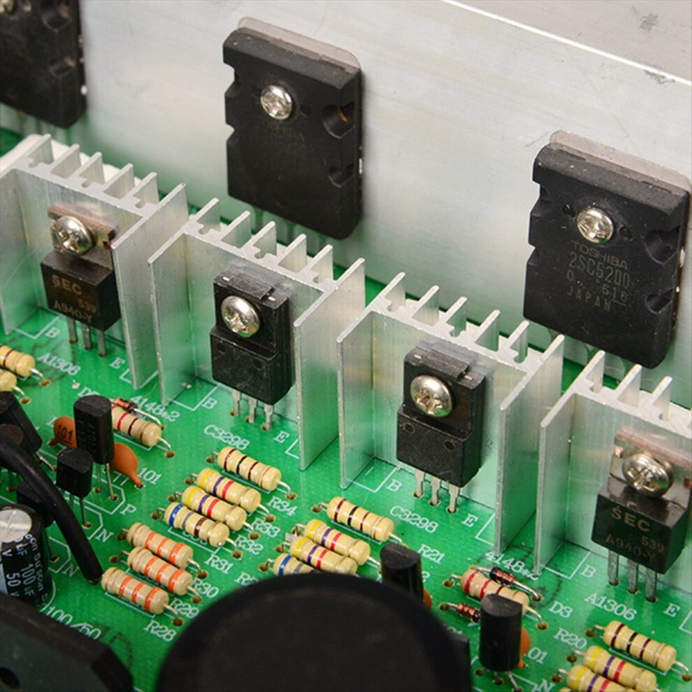 500W A1943/C5200 Highly Power Subwoofer Sound Amplifiers Board Ac24-30V Heavy Amplificador Module 4853162208397
