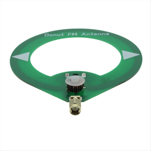 Donut FM Antenna 75M-135MHz SMA Male Interface Mini Loop 2