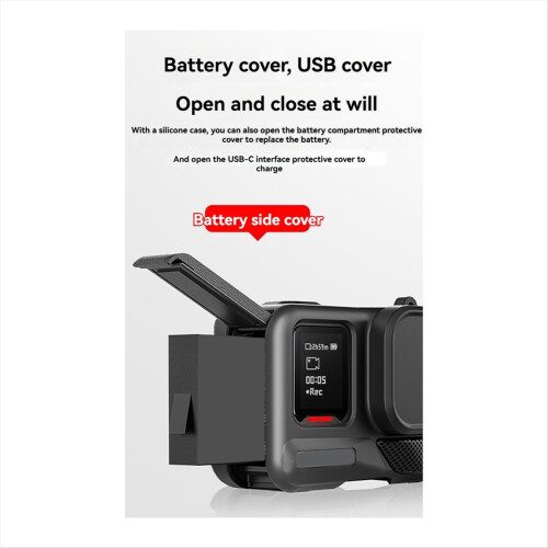 Silicone Protective Case for - Full Cover Sleeve with Lens Cap, Camera Shell Enhanced Protection 2