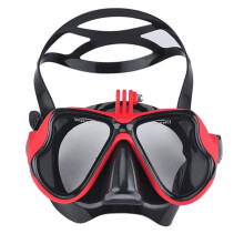 Professional Underwater Mask Camera Diving Swimming Goggles Snorkel Scuba Holder for Red