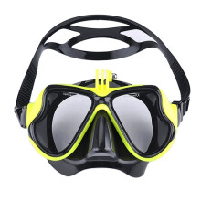 Professional Underwater Mask Camera Diving Swimming Goggles Snorkel Scuba Holder for Yellow