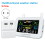 Multi-Function Color Screen Digital Weather Station Radio Clock with Wireless Outdoor Sensor White (EU) 3