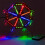 DIY Electronic Kit LED Rotating Skyscraper Wheel Flashing Soldering Project Practice 10 Kinds Mode Remote 7