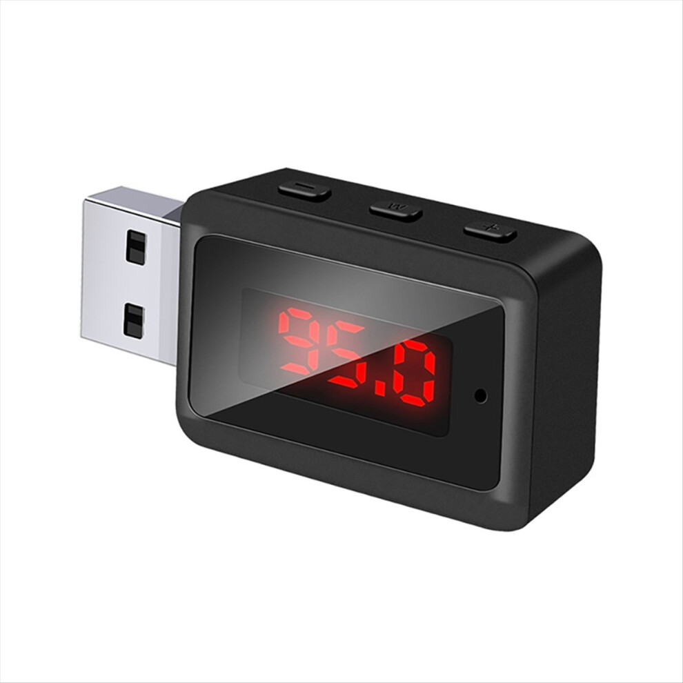 Car Bluetooth 5.3 Fm Transmitter Usb Wireless Audio Adapter Hands-Free Calling With Mic Hifi Stereo For Radio 4853162209127