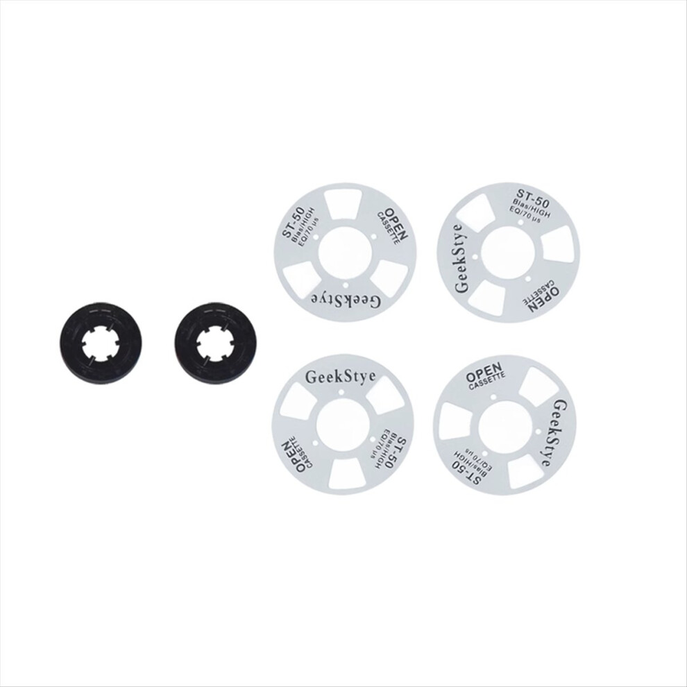 Blank Audio Cassette Tape For Diy Music Recording Aluminum Reel To Silver 4853162211649
