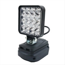 16 LED Work Light Spotlights Outdoor Fishing Handheld Emergency Tool for 18V Lithium Battery