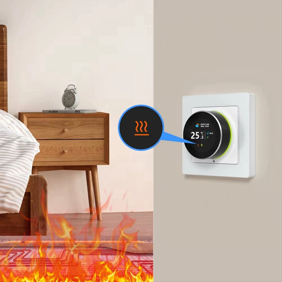 Tuya Wifi Smart Knob Thermostat Water Heating Temperature Controller For 3A 4853162215999