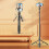 Mobile Bluetooth Wireless Selfie Stick Tripod Foldable Monopod for Smartphone S Balanced Stable Real-Time 3
