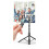 Mobile Bluetooth Wireless Selfie Stick Tripod Foldable Monopod for Smartphone S Balanced Stable Real-Time 5