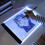 A4 Children Drawing Board 3 Level Adjustable Brightness Light Notebook LED Copying Table 8