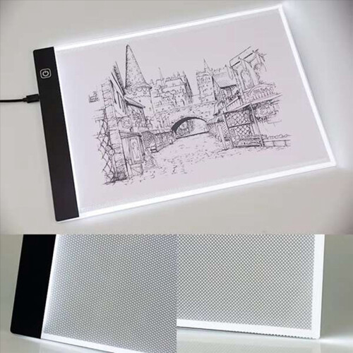A4 Children Drawing Board 3 Level Adjustable Brightness Light Notebook LED Copying Table 2