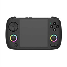 RG CubeXX Retro Handheld Game Console 3.95 Inch IPS Screen 64 Bit Linux System with RGB Joystick -Support 32G Black