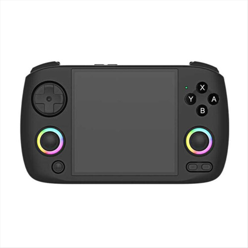 RG CubeXX Retro Handheld Game Console 3.95 Inch IPS Screen 64 Bit Linux System with RGB Joystick -Support 32G Black 1