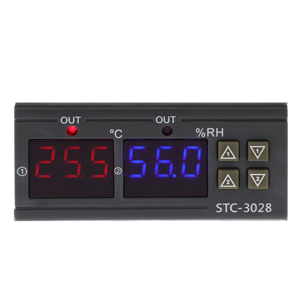 Digital Thermostat Hygrostat Temperature Humidity Control 3028 Ac 110V 220V Hygrometer Incubator Controller 4853162228630