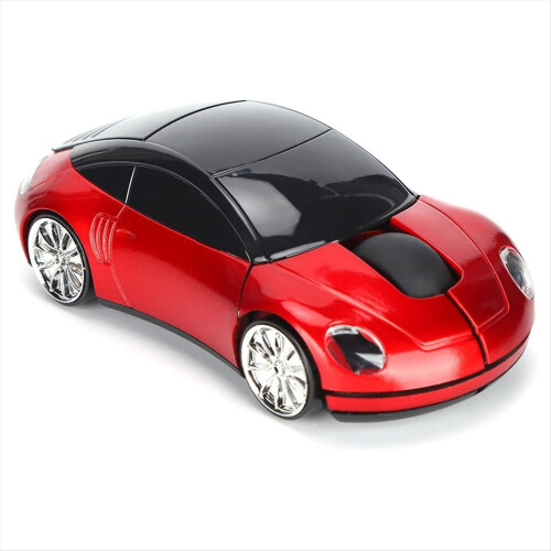 Wireless Mouse Car Shape Ergonomic Optical Cordless Mice with USB Receiver Mause for PC Office 1