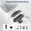 For Metal Quick Release Dock X4 Magnetic Adapter Base Upper Cover Accessory 11