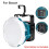 24W 2400LM LED Work Light Portable with Hook for 18V Batteries 7