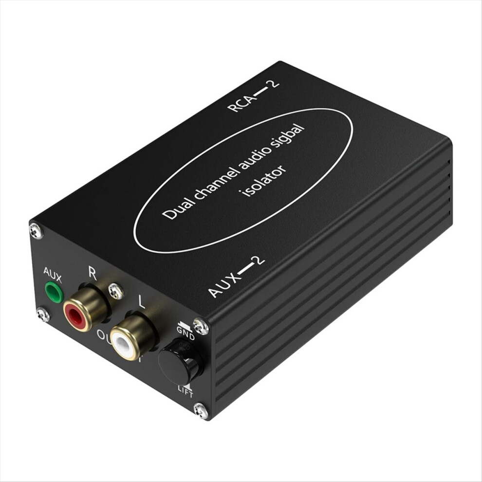 Audio Isolator -2 Noise Reduction Filter Eliminator, Filer For Home Theater Stereo Black 4853162232798