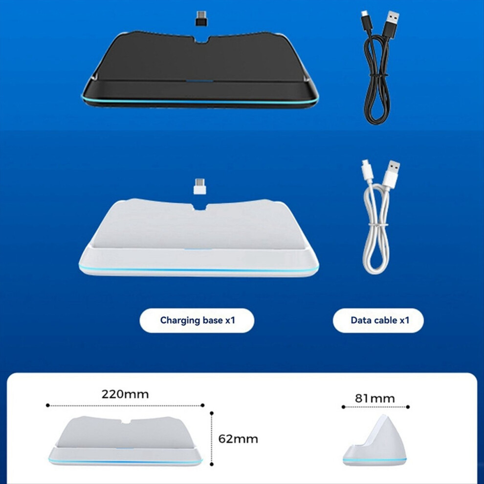 Charging Dock For Portal Type-C Contact Triple Safety Protection Efficient Station Black 4853162233818