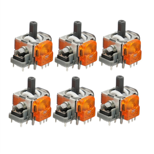 6PCS TMR Electromagnetic Joystick for /X Gamepad 3D Analog Thumb Stick Controller