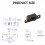Slide Switch Panel Mount 3 Solder Lug Pin on/Off 2 Position 50Pcs 3