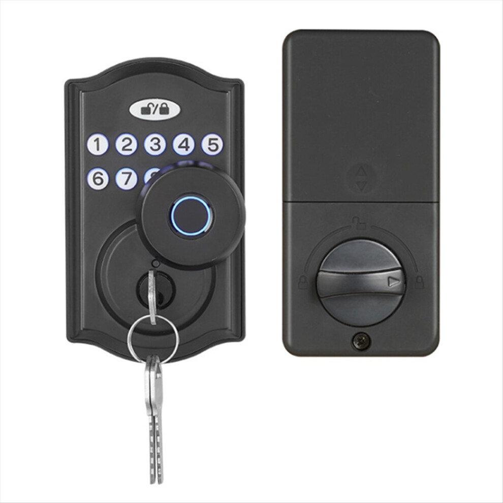 Fingerprint Door Lock With App Control/Fingerprint/Password/Key, Smart Deadbolt Automatic 4853162232361