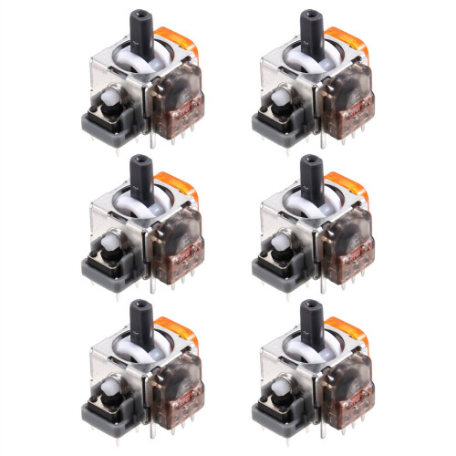 6PCS for TMR Electromagnetic Joystick Gamepad 3D Analog Thumb Stick Controller
