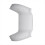 Bottom Back Shell Non-Slip Rear Housing Game Improvement Replacement Parts for Controller White 3