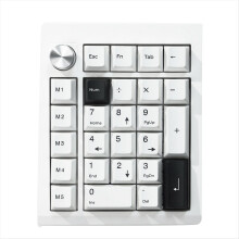 GMK26 Bluetooth Mechanical Keyboard 5.0/2.4ghz/Wired Hot Swappable Numpad Programmable for Win/ Support QMK/VIA White