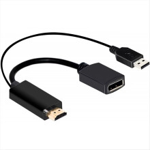 4K 60Hz -Compatible to Displayport Adapter Cable 1080P 120Hz DP Converter for PC TV