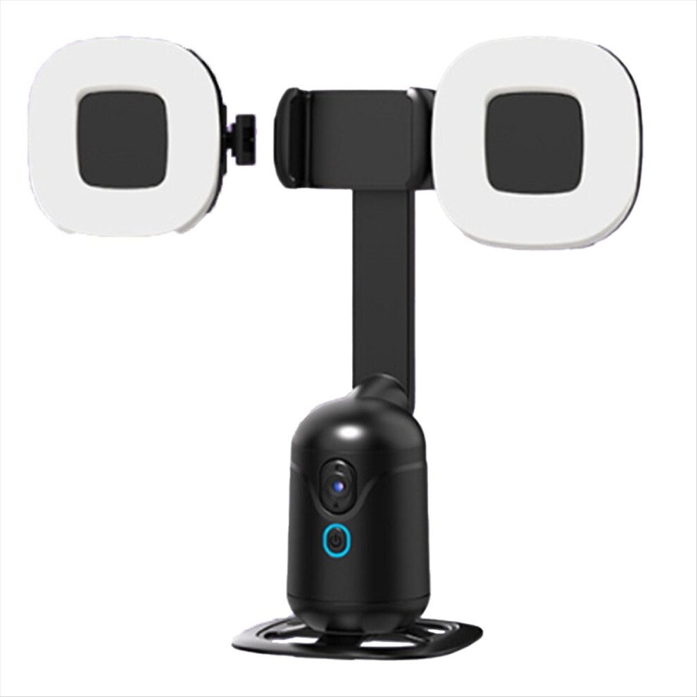 Auto Face Tracking Desktop Ai Gimbal For Smartphone & Action Camera 360 Rotation Follow Focus Vlog With Light 4853162234297