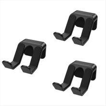 3 Pcs Controller Stand for Wall Gamepad Holder Switch Pro Adhesive/Screws Mounted Black Hanger