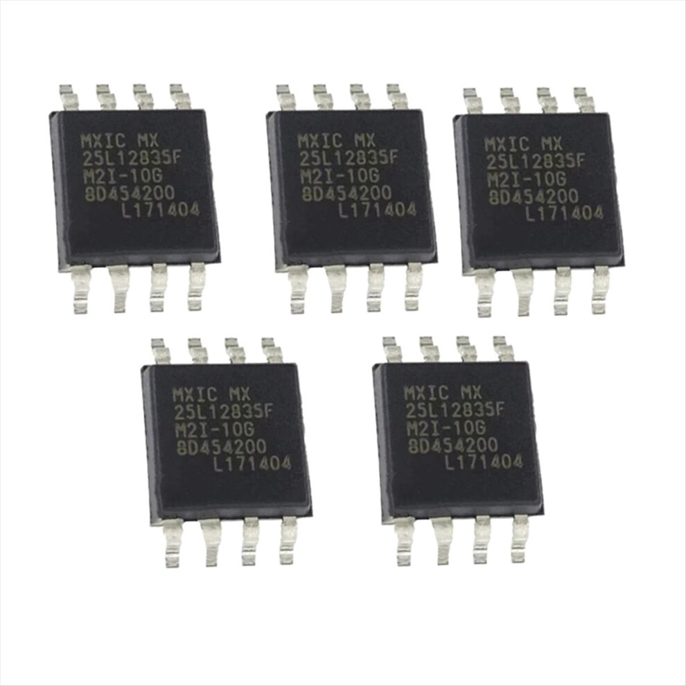 5Pcs Mx25l12835fm2i-10G Chip Mx25l12835fm2i Sop8 Memory Black 4853162234044